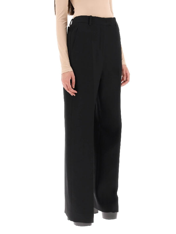 Wool Silk Crape Pants - Jente