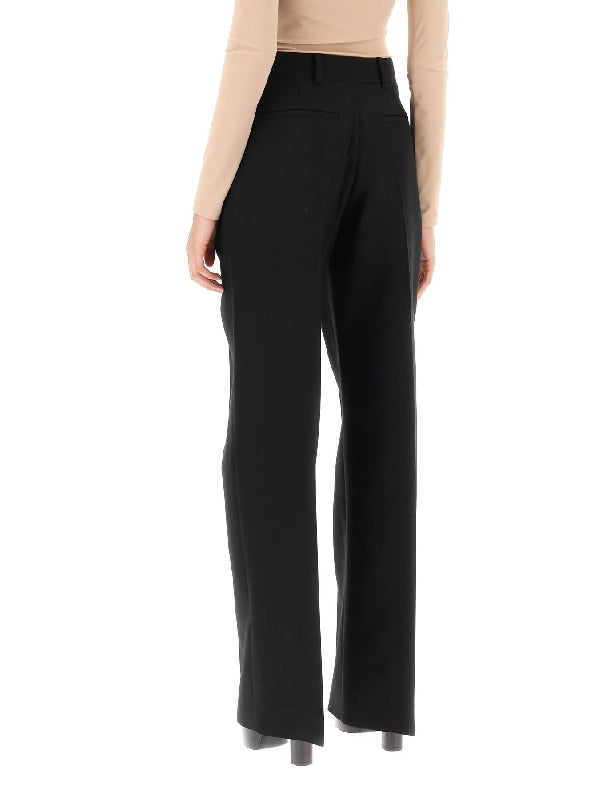 Wool Silk Crape Pants - Jente