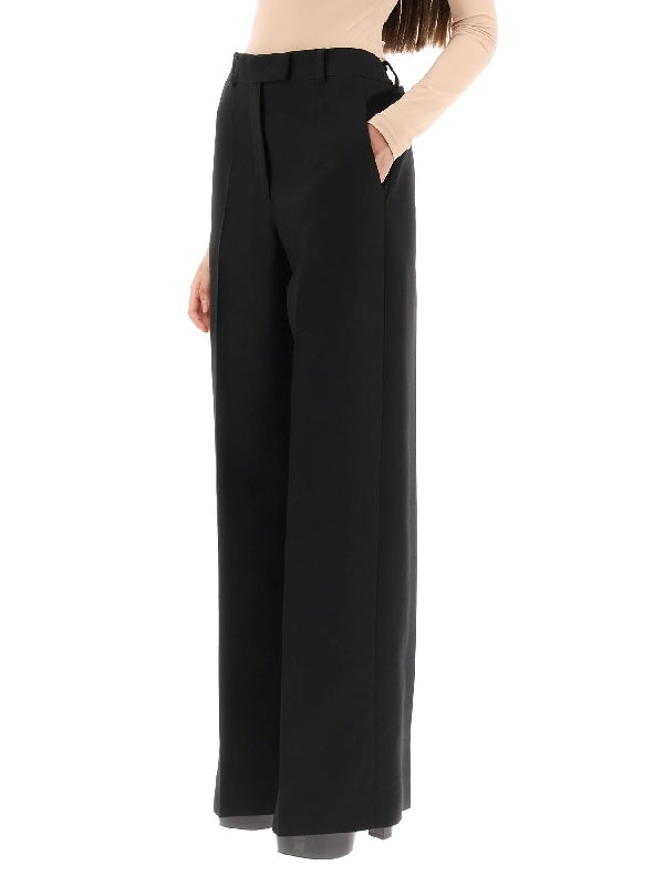 Wool Silk Crape Pants - Jente