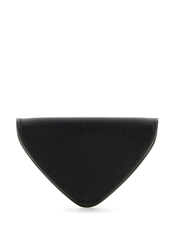 Saffiano Triangle Logo Coin Pocket