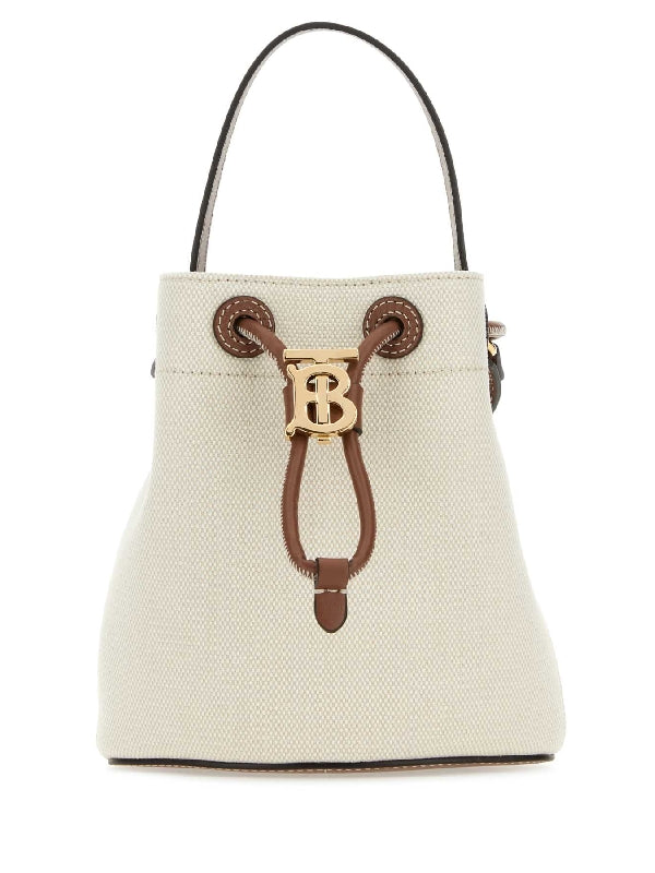 Tb Plaque Canvas Mini Bucket Bag