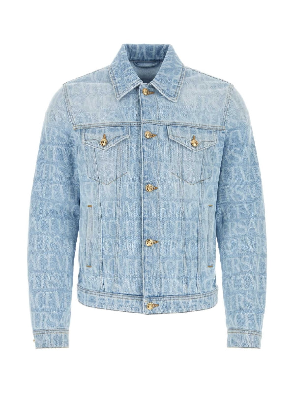 All-over Logo Denim Jacket