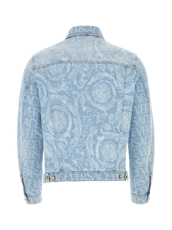 All-over Logo Denim Jacket