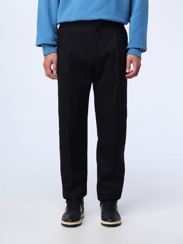 Black Wool Tailored Pants