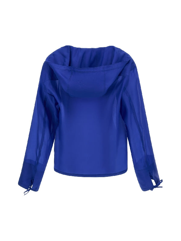 String Organza Silk Blouse