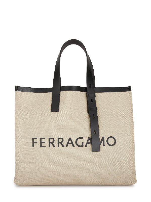 ロゴプリントキャンバストート
バッグ