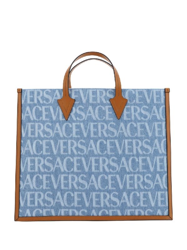 Allover Logo Canvas Tote Bag