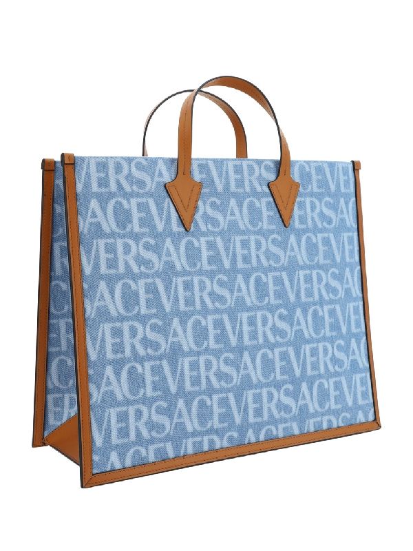 Allover Logo Canvas Tote Bag