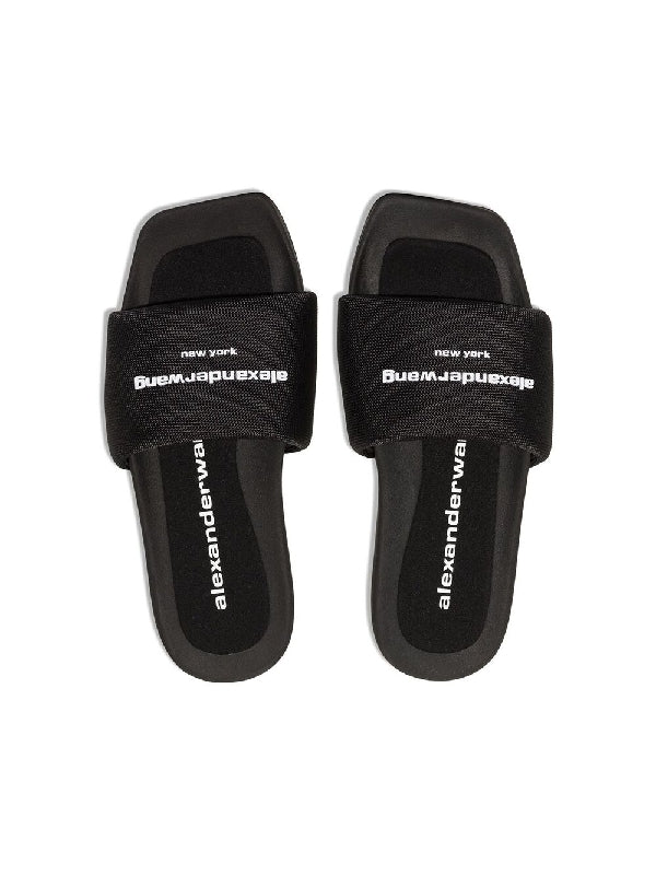 Logo Detail Nylon Slides