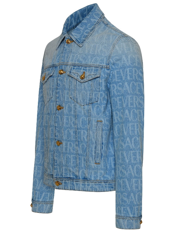 Allover Logo Medusa Button Denim
  Jacket