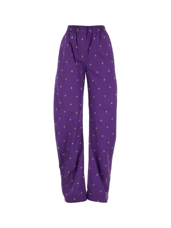 All-over Monogram Cotton Pants