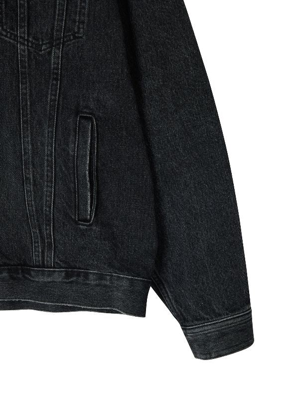 Multi Badge Detail Denim Jacket