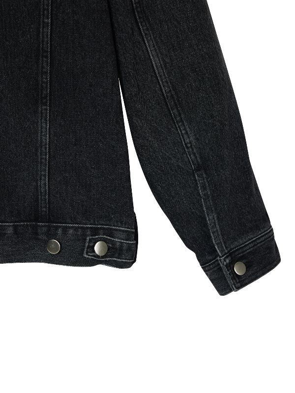 Multi Badge Detail Denim Jacket