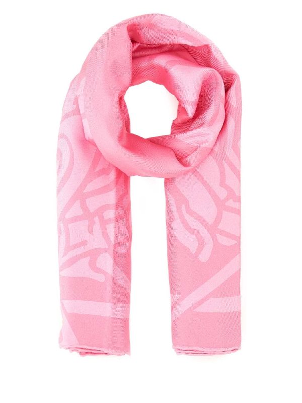 Ekd Logo Silk Scarf