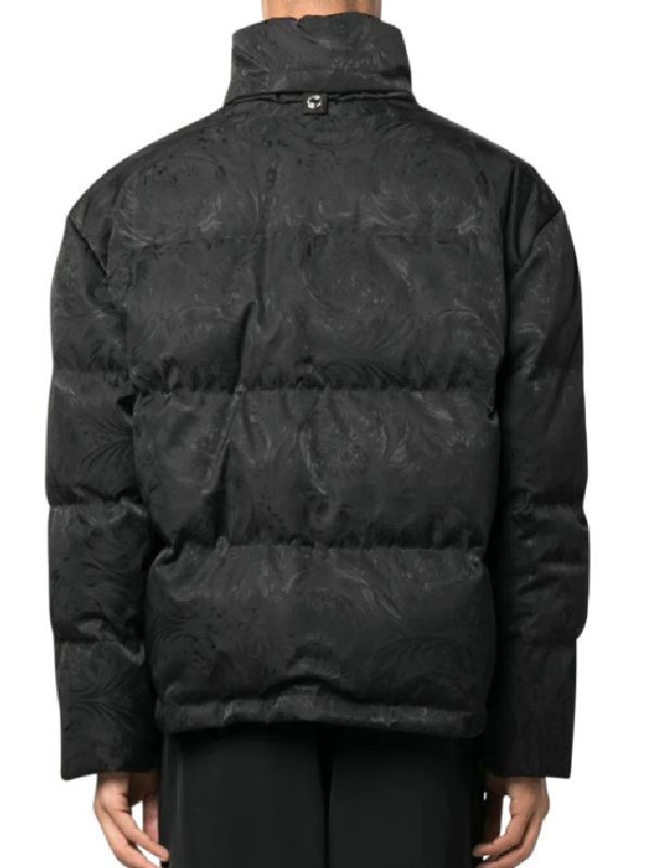 Allover Baroque Jacquard Padded Jacket