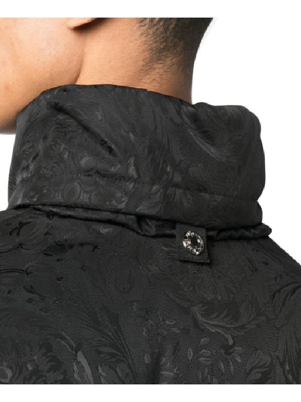 Allover Baroque Jacquard Padded Jacket