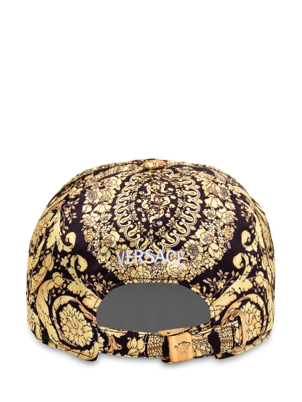 Baroque Pattern Logo Embroidery Ball Cap