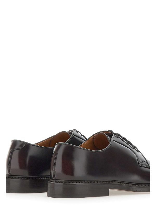 Leather Lace-Up Derby Shoes