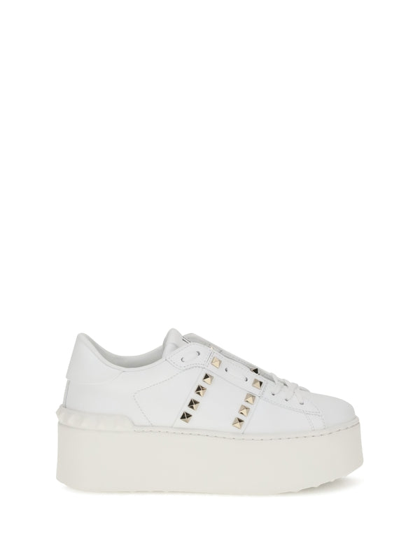 Valentino White Low Top Sneakers