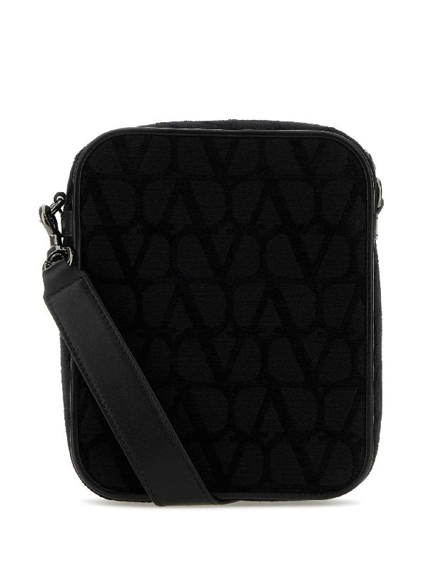 V Logo Plaque Crossbag