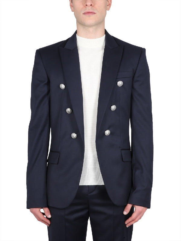 6 Button Fitted Tailored Jacket