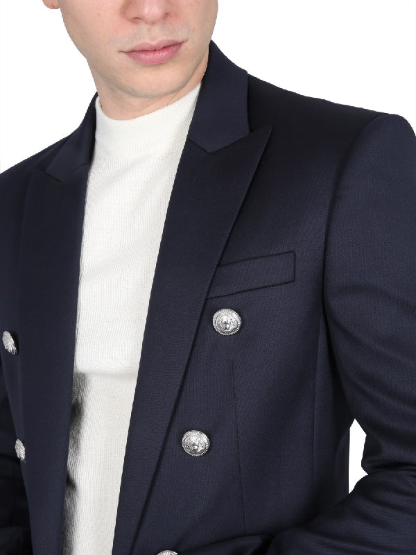 6 Button Fitted Tailored Jacket