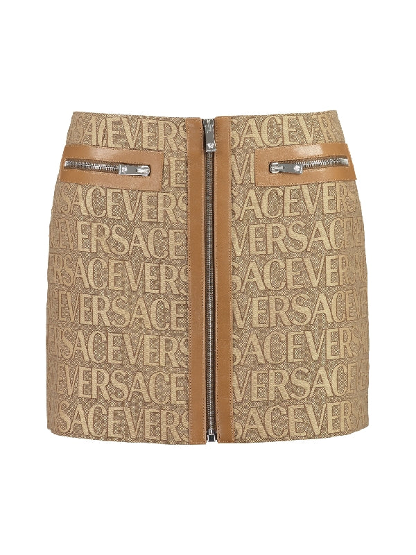 Allover Logo Mini Skirt