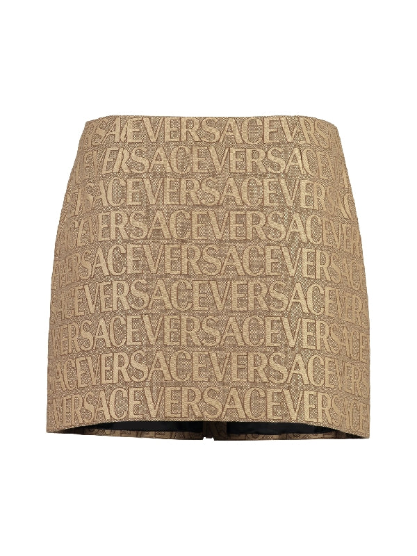 Allover Logo Mini Skirt