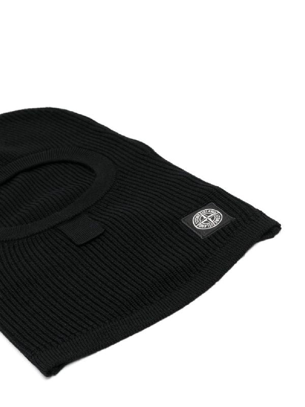 Logo Patch Wool Balaclava