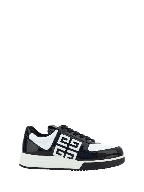 GIVENCHY - 4g Patent Logo Leather Sneakers - Jente