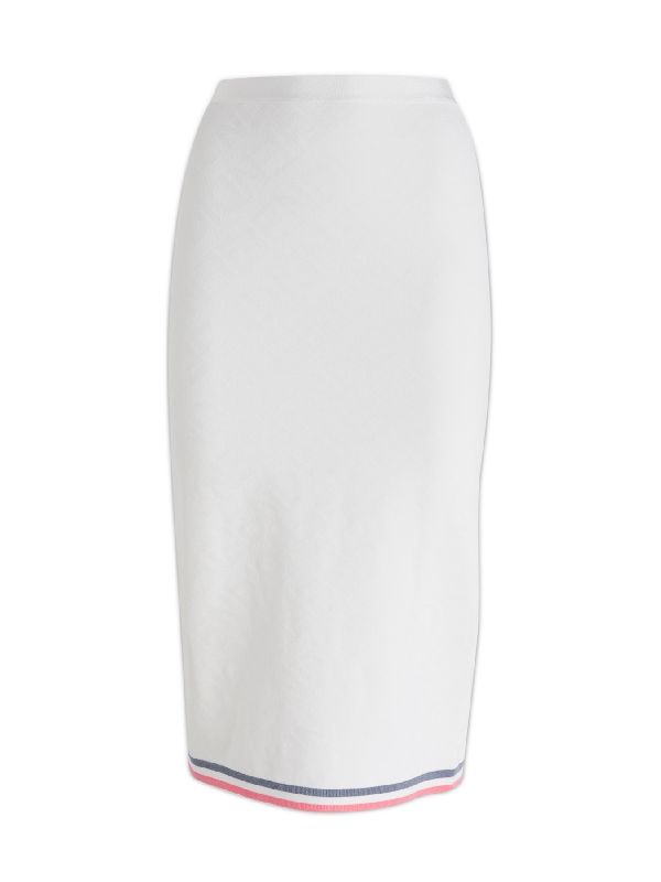 Striped Trimming Skirt