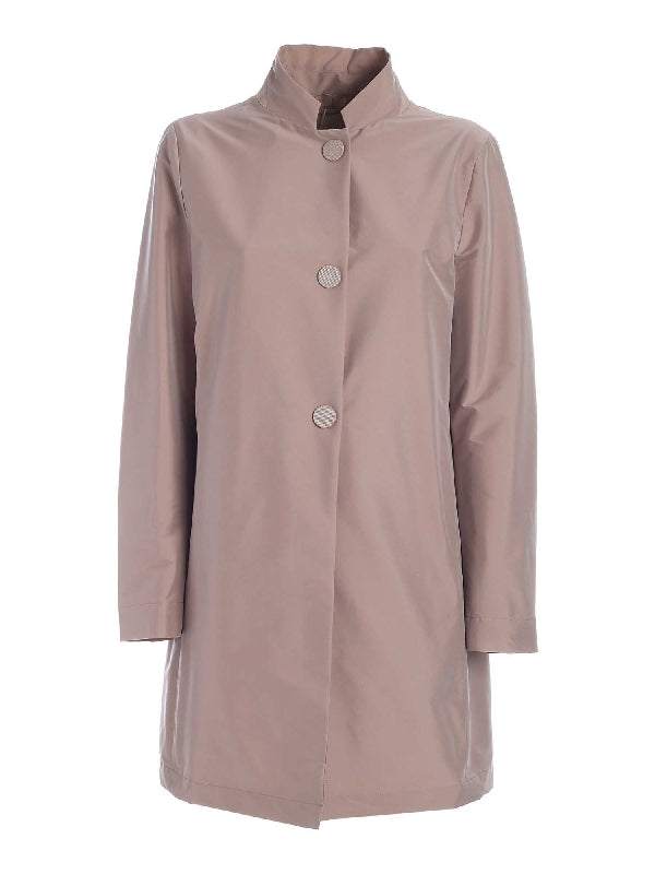 Button Down Rain Coat