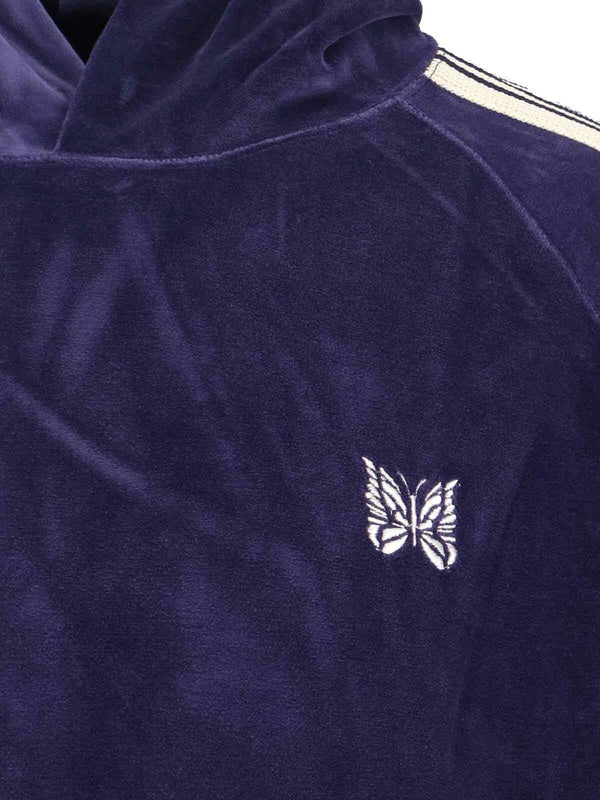 Needles Navy Hoodies