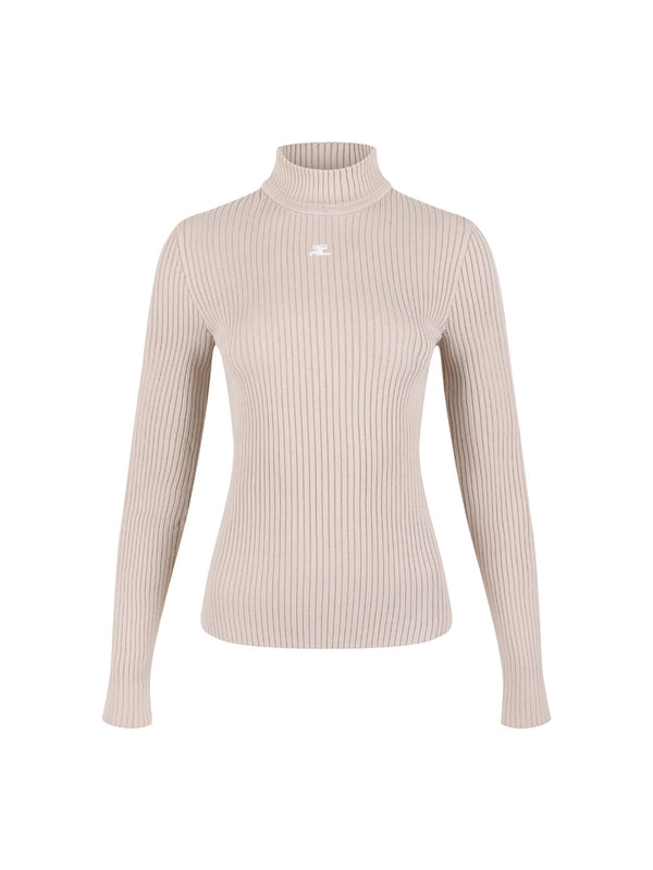 Courrèges Beige Knitted