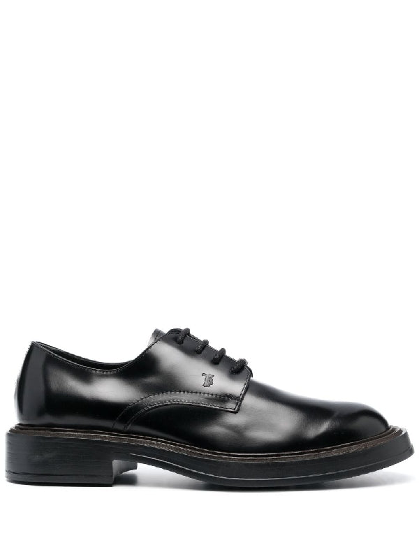 Calfskin Oxford Lace-Up Shoes