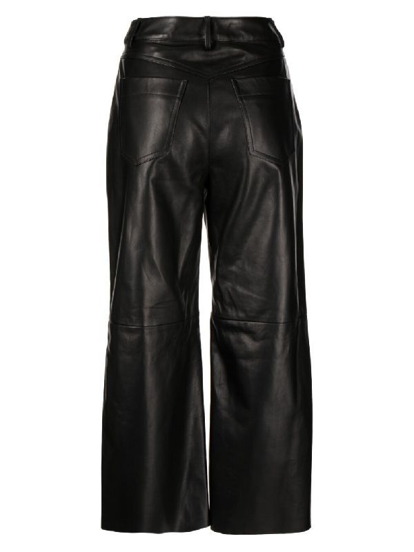 Lambskin Crop Pants
