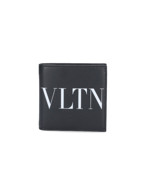 Vltn Printing Leather Coin Pocket Bi-Fold
  Wallet