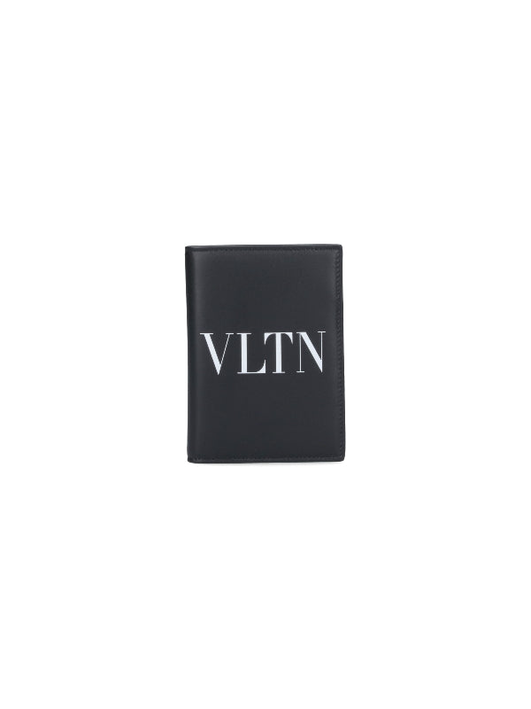 Vltn プリントレザーカードウォレット