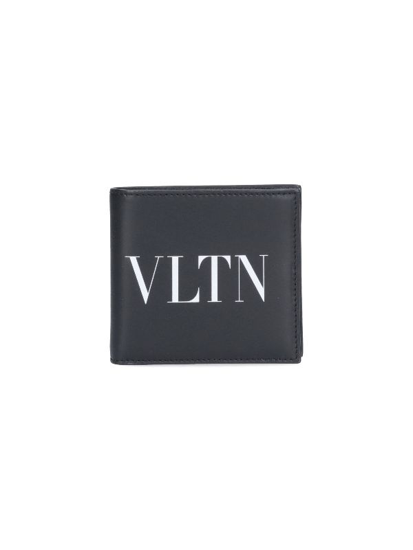 Vltn Printing Leather Bi-Fold Wallet