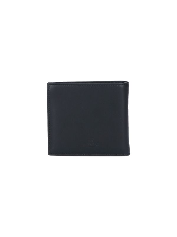 Vltn Printing Leather Bi-Fold Wallet