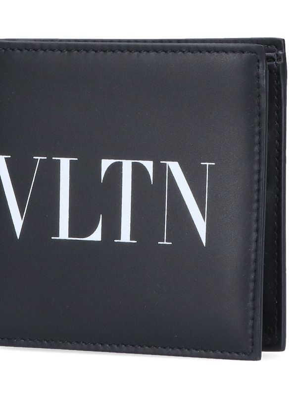 Vltn Printing Leather Bi-Fold Wallet