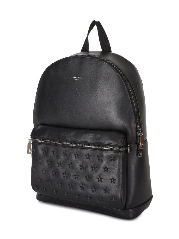 Wilmer Oaj Star Decor Pocket Leather
  Backpack