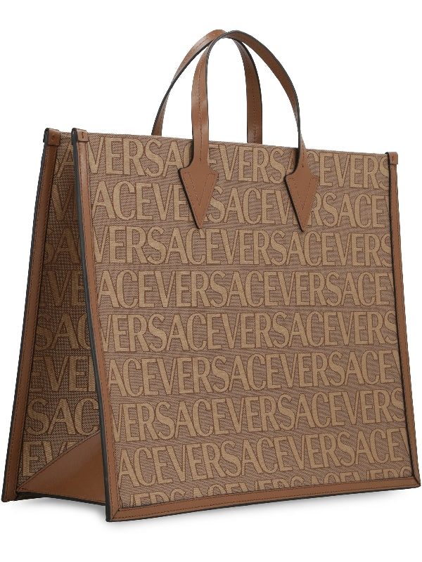 Allover Logo Jacquard Tote Bag