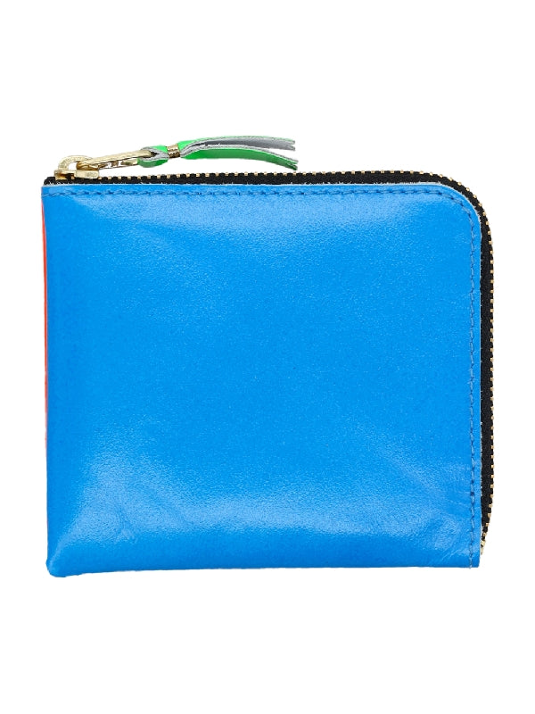 Super Fluo Half Zipper Wallet