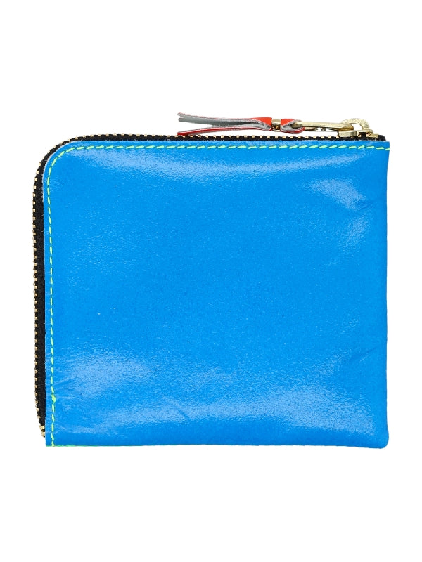 Super Fluo Half Zipper Wallet