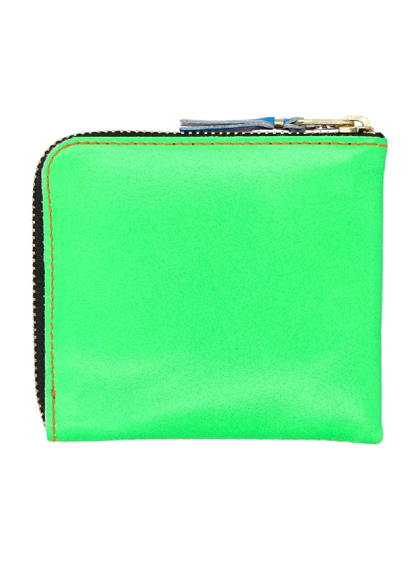 Super Fluo Half Zipper Wallet