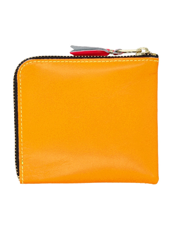 Super Fluo Half Zipper Wallet