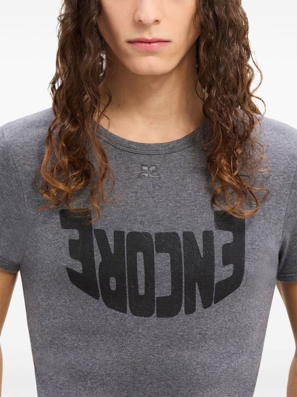 Logo Patch Cotton Short Sleeve T-shirt