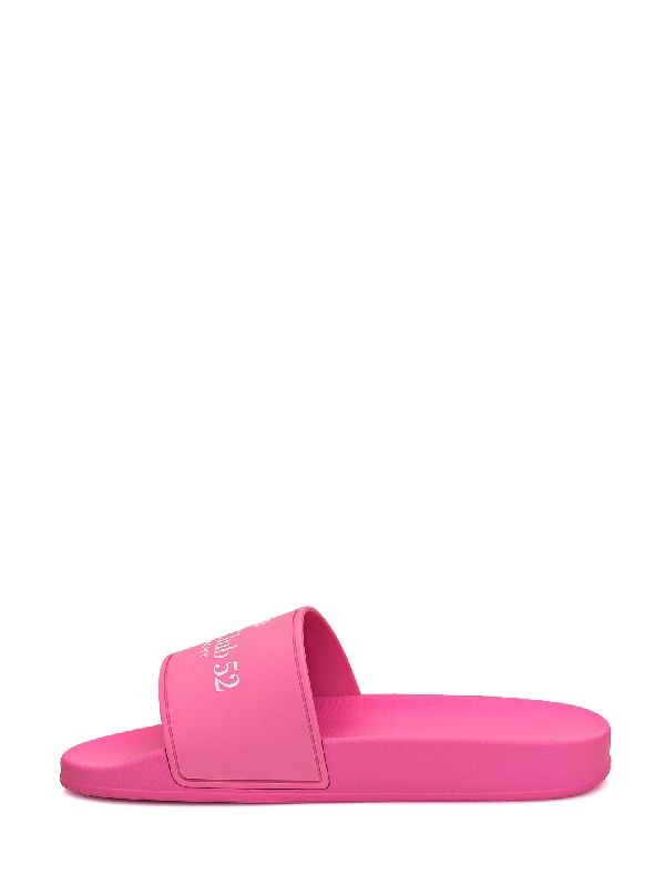 Logo Strap Rubber Slides