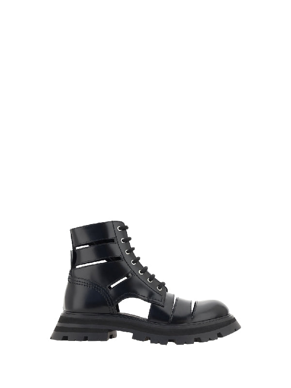 Wander Cut-Out Lace-Up
  Boots